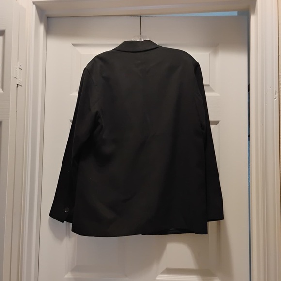 NWT Everlane The Easy Blazer Black Jacket Size 6 Classic Fit Career Lyocell - Picture 3 of 5